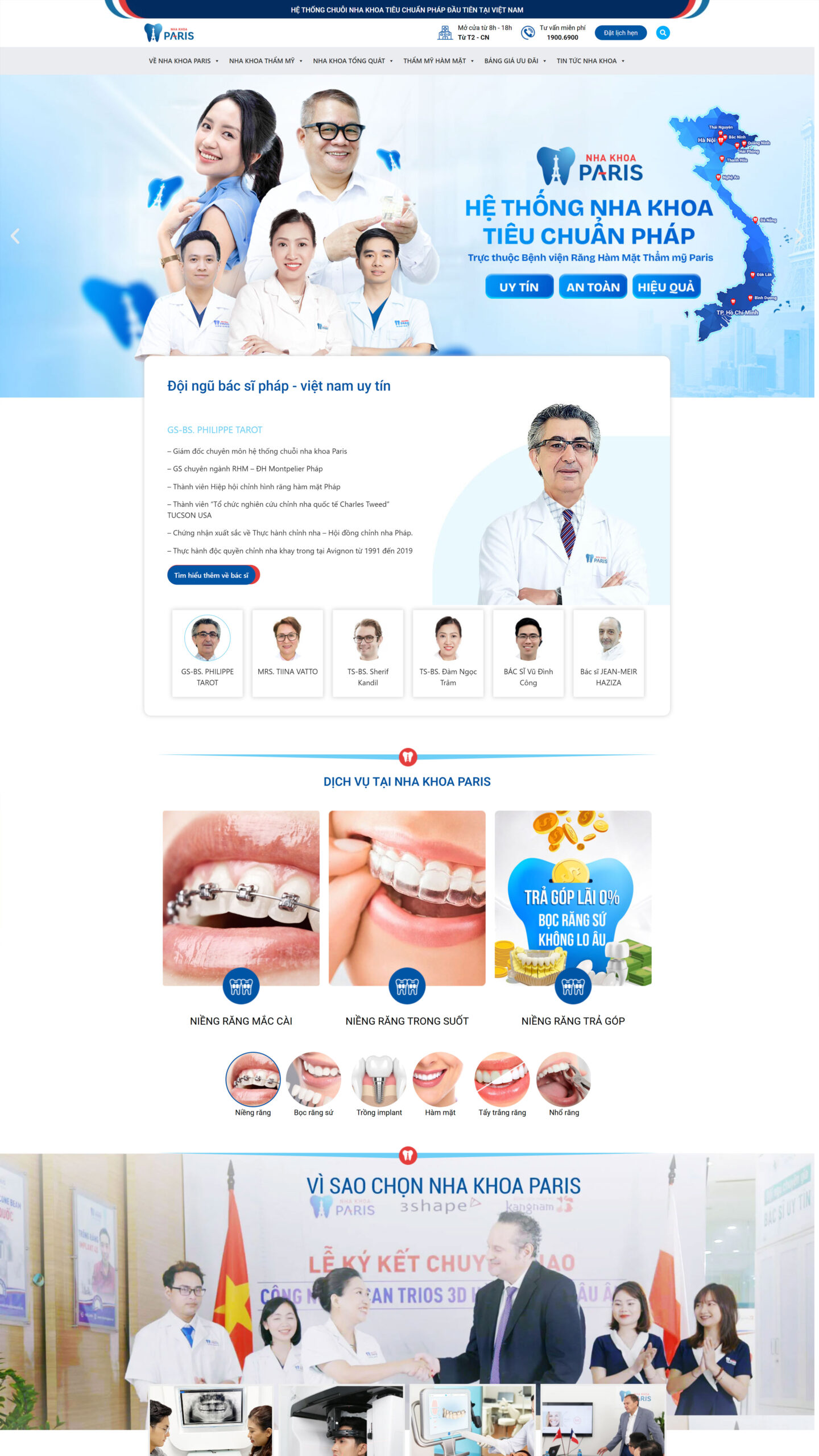 Mẫu website Nha Khoa 04