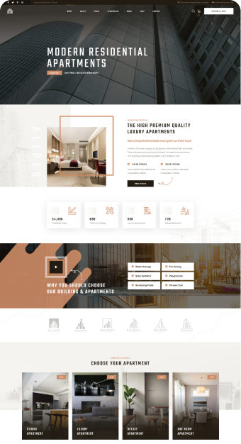 Mẫu website Bất Động Sản 03