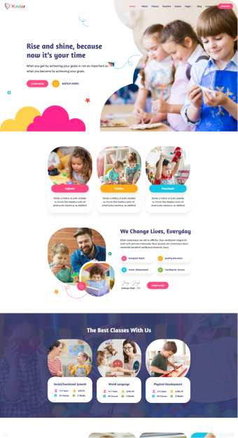 Mẫu website Giáo Dục 01