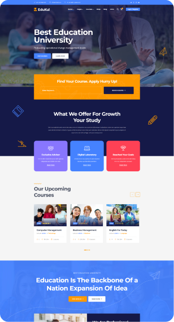 Mẫu website Giáo Dục 02