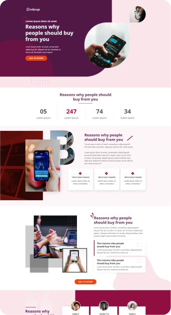 Mẫu website Ladipage 11