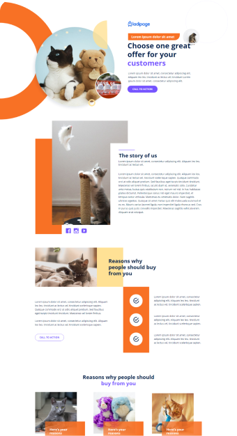 Mẫu website Ladipage 04