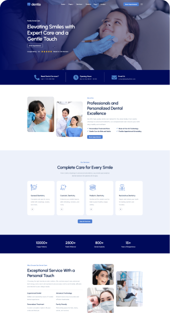 Mẫu website Nha Khoa 01