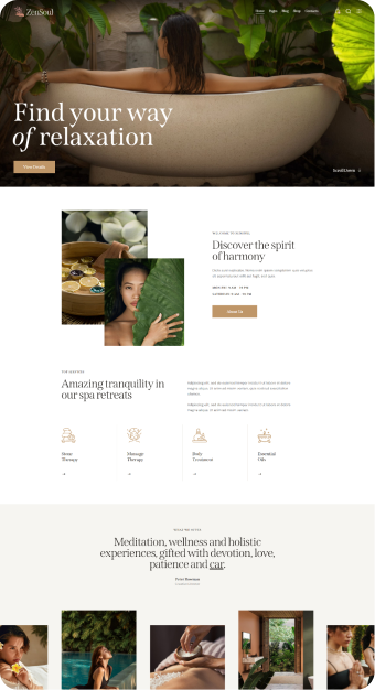 Mẫu website Spa 03