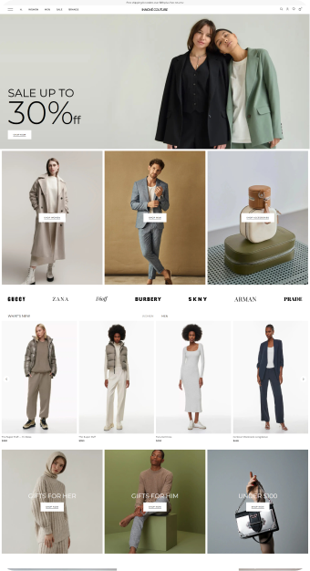 Mẫu website Thời Trang 02