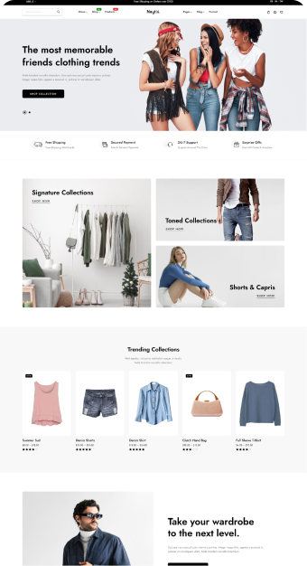 Mẫu website Thời Trang 04